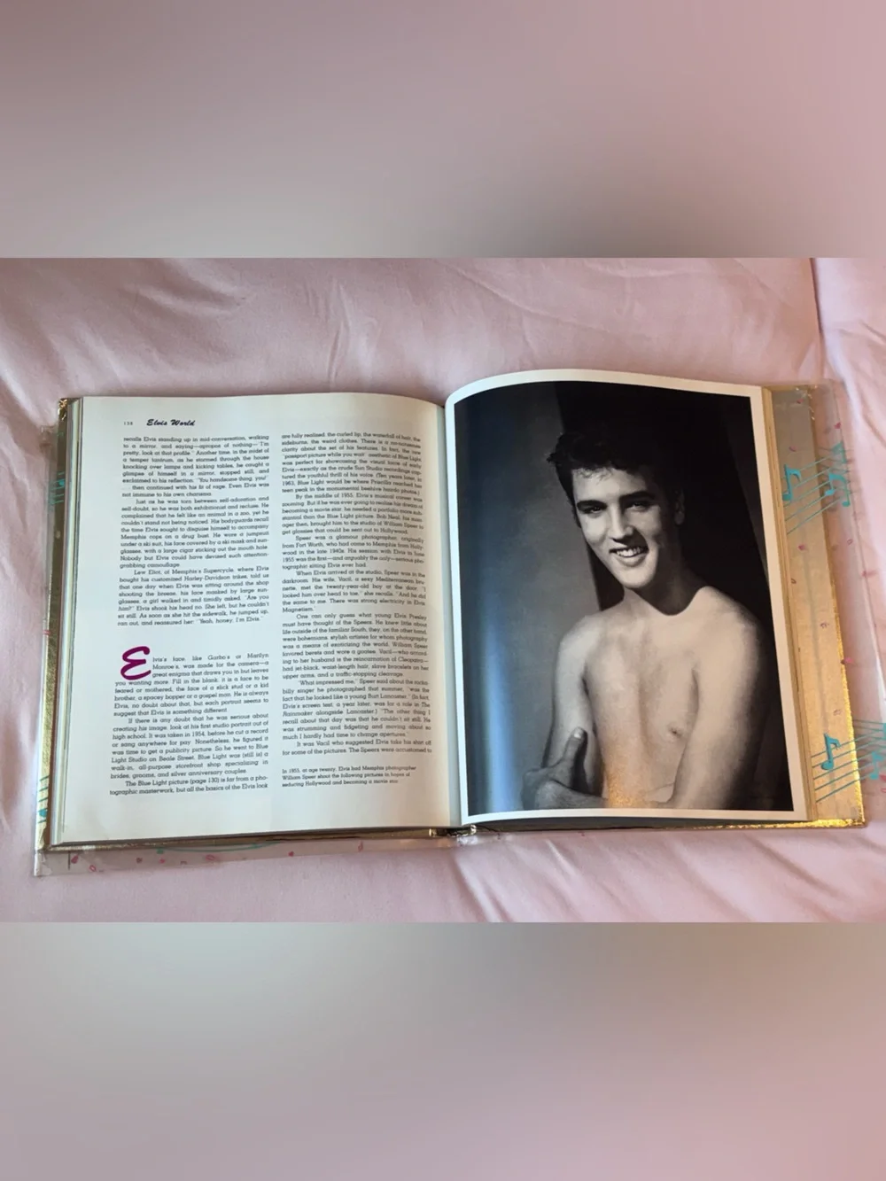 Vintage 1987 Hardcover Elvis World 10th anniversary!